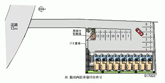 ★手数料０円★富士宮市万野原新田　月極駐車場（LP）